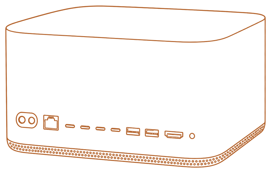 Technical line drawing of the machine supplied as The Firm